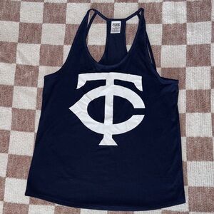 PINK MN Twins Mesh Tank Top